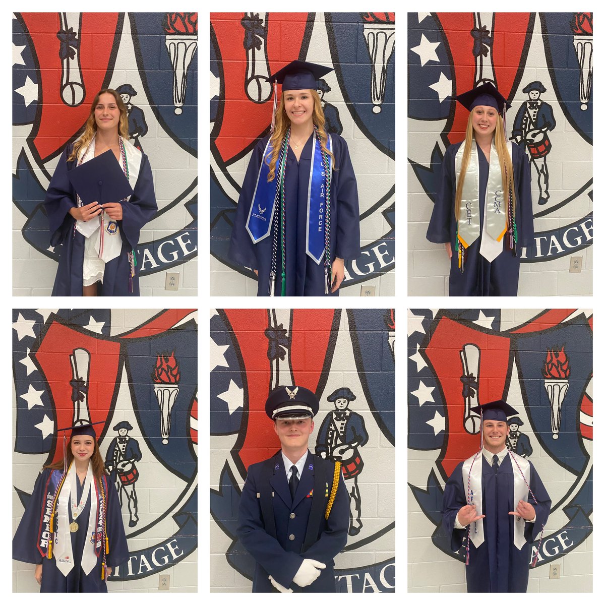 Thank you to our WHHHS AFJROTC graduates for choosing to be part of our JROTC FAMILY. You touched all of our lives and left a legacy of EXCELLENCE! You will always have a home in TN-20021!  #WeAreRCSTN #RobCoAFJROTC