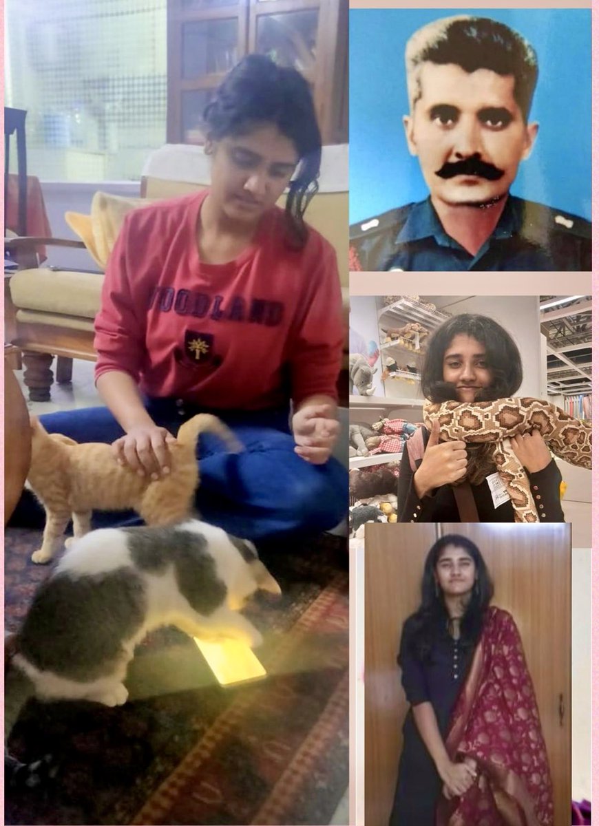 She’s an Excellent orator, storyteller, singer, guitarist,writer & passionate animal lover,a multi-talented girl. Birthday Blessings for #VeerKanya SEHER, Princess who celebrated just 1 Birthday with Papa, MAJOR SAMEER UL ISLAM 17 PARA who immortalized in 2001. #KnowYourHeroes