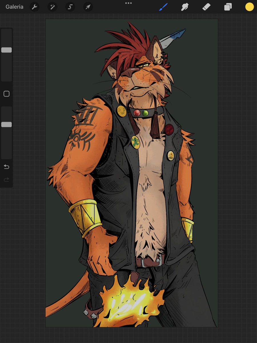 red xiii but edgy idk