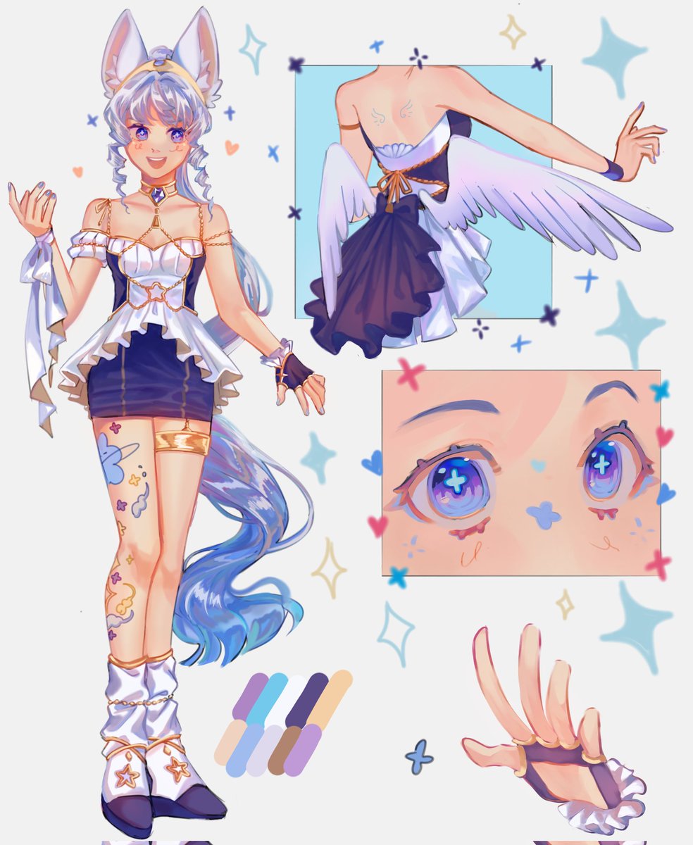 💫 Donna's Ref Sheet 💫 💫art by Yenny This is a joint account of #17_GDE and Yenny for our collab commissions! Please check our respective vgen for separate commissions! You can refer to us as 17goldyen or just refer to Donna! 🌟 🌟🌟🌟🌟🌟🌟