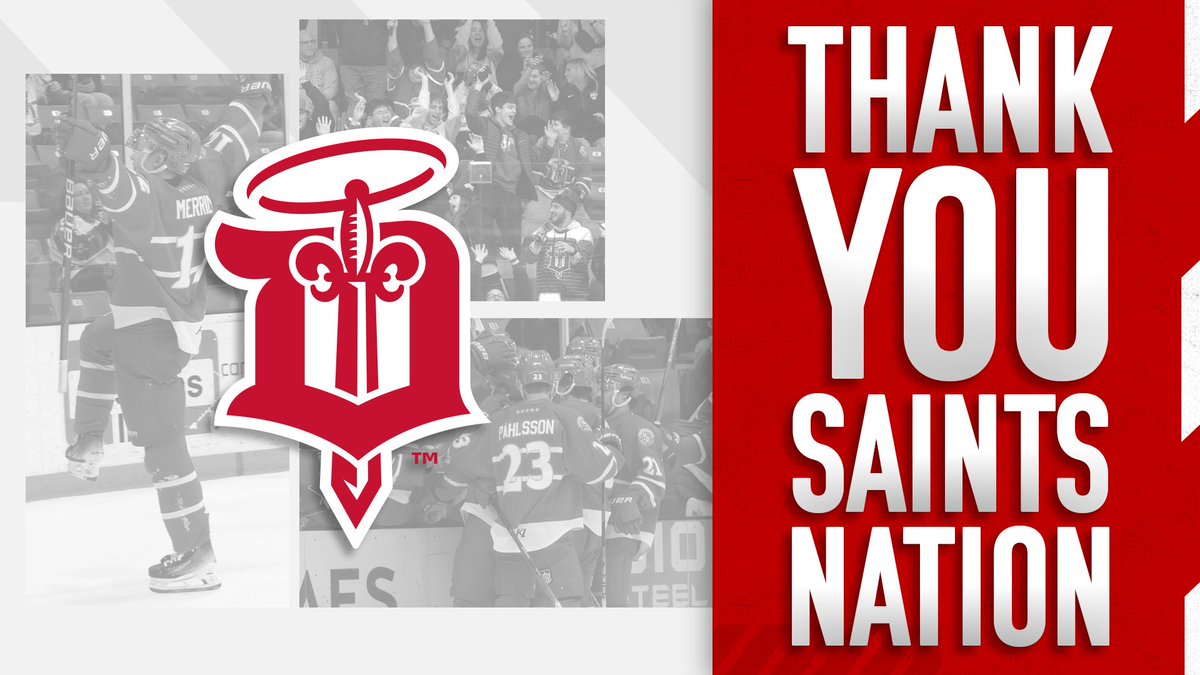 Words cannot express how much we felt the support of Saints Nation all season long. From the first game of the season all the way through the Clark Cup Final, Saints fans proved why they truly are the best. Thank you, Saints Nation! Hold your #HalosHigh.