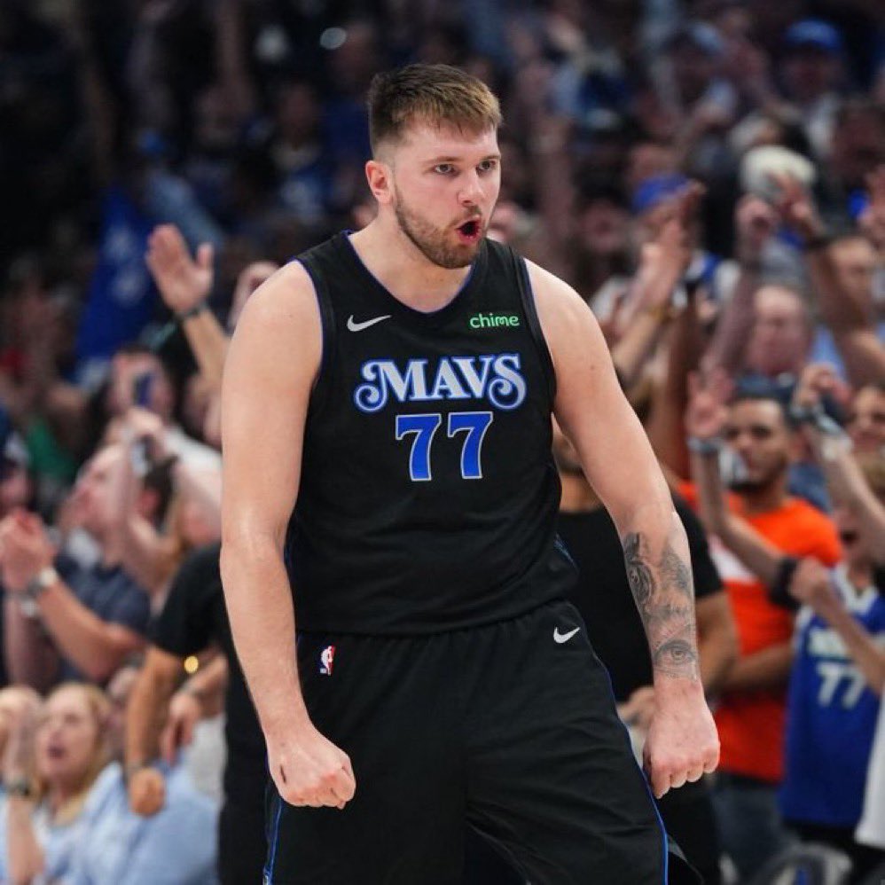 Luka Dončić just became the first player in NBA history with 3 straight triple-doubles to close out a playoff series.