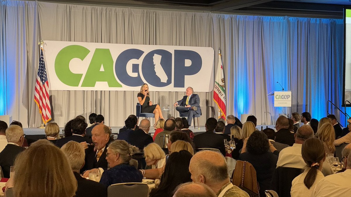 CAGOP : Newly elected RNC Co-Chair Lara Trump is tonight’s keynote speaker, gives message of hope to California Republicans, and speaks about the ongoing ‘attacks’ on President Trump by the justice system.