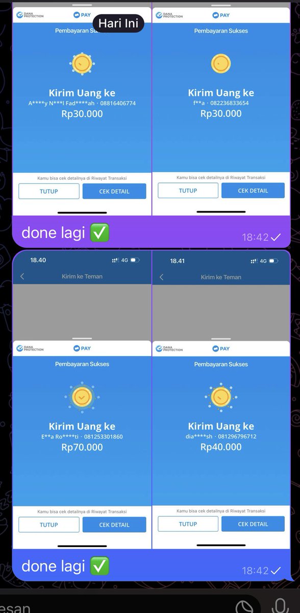 Done lagi, yuk masih open #jobreceh khusus #Iphone/#ios user: 1. Pake IOS 2. Internet Kenceng + Fast Response 3. Gaji 50-200k tergantung yang dikerjakan. boleh dm, fee langsung cair. #zonauang #jobreceh #infofreelance #wfh