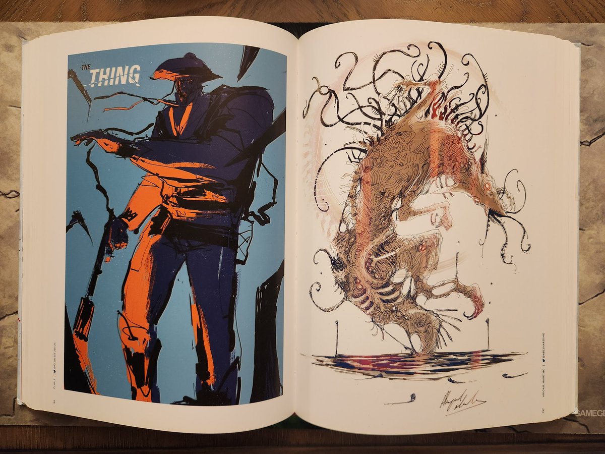 The Thing Artbook by Printed in Blood. $4 garage sale pick-up. This is one of my favorite movies of all time. 

This is dedicated to Bernie Wrightson. 

@PrintedinBlood 
#JohnCarpenter
@TheHorrorMaster