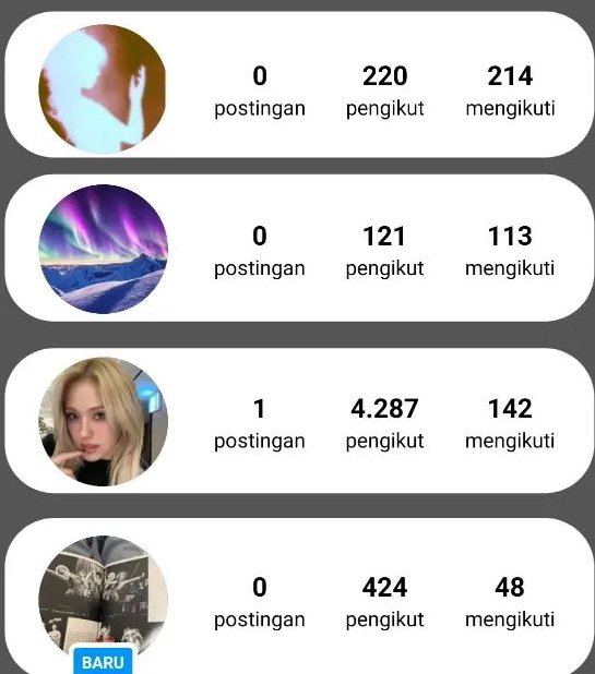 Bella. Jual akun ig & tiktok.ORDER KE WA tweet media