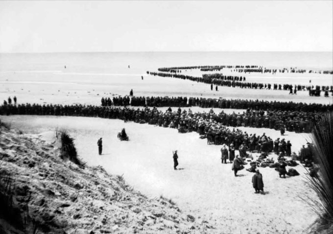 On this day in 1940, more than 340,000 exhausted British and French soldiers wait at #Dunkirk for some kind of miracle.