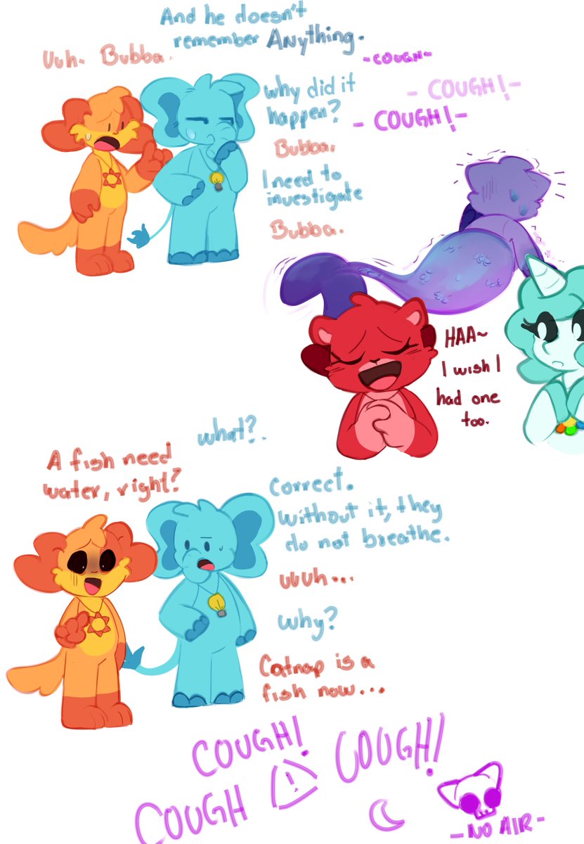 KidamenaQ's tweet image. FISHNAP 🐟🐱 
it's too close 💀...
#PoppyPlaytimeChapter #SmilingsCrittersAU #SmilingsCritters #dogday #catnap #comic #dibujodigital #fantasia #parati