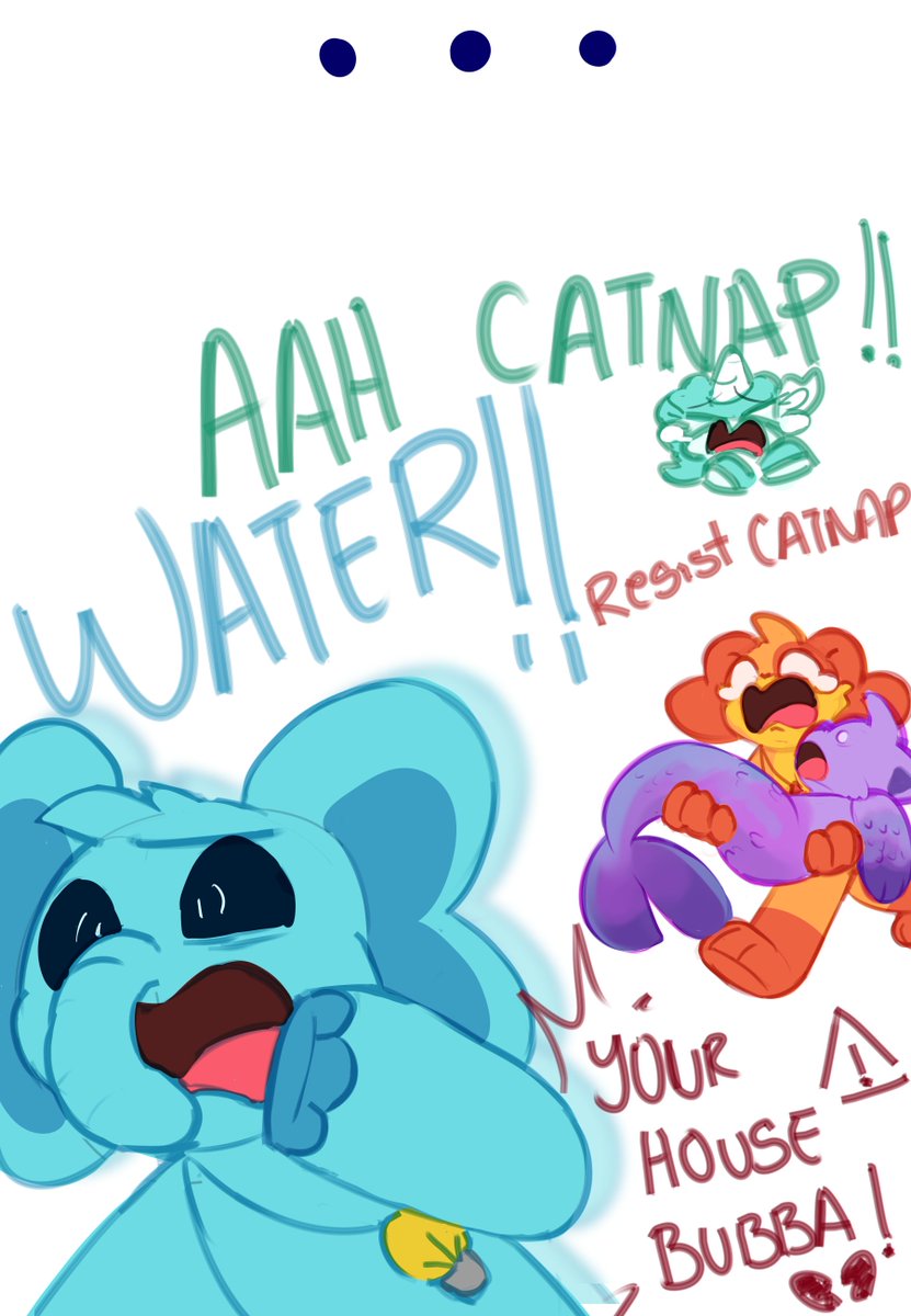 KidamenaQ's tweet image. FISHNAP 🐟🐱 
it's too close 💀...
#PoppyPlaytimeChapter #SmilingsCrittersAU #SmilingsCritters #dogday #catnap #comic #dibujodigital #fantasia #parati