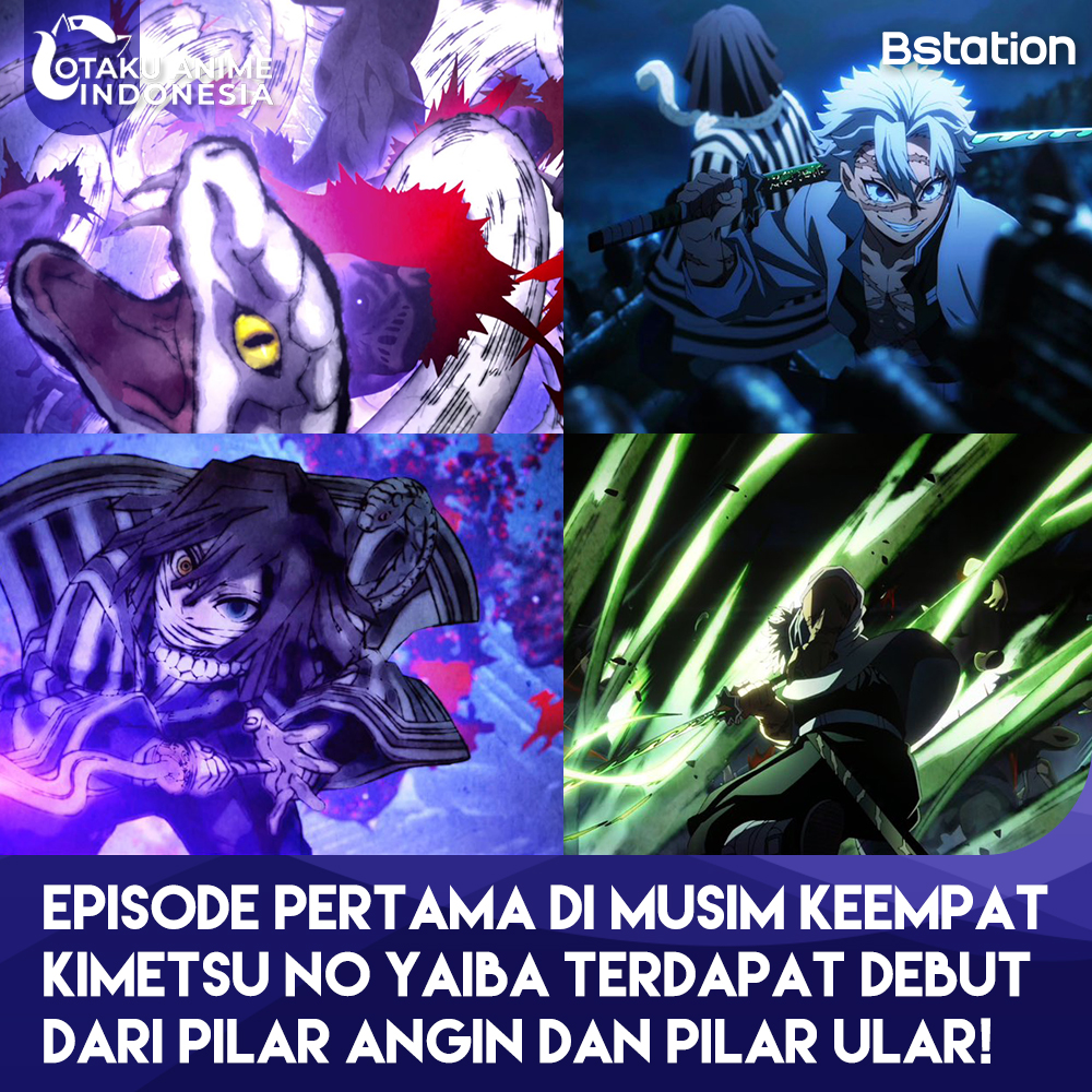 Debut pilar angin dan pilar ular di Episode pertama Kimetsu no Yaiba Season 4! #Otaku_Anime_Indonesia #Otaku_Corner #kimetsunoyaiba #demonslayer #otaku #animeindo