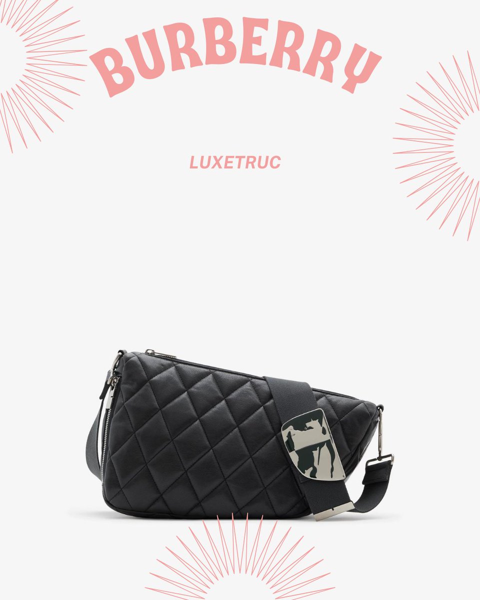 luxetrucsocial's tweet image. ✨ Elevate your everyday look with the Burberry Shield Bag – a fusion of luxury, meticulously crafted in Italy from quilted leather with a natural shine.

🌿 Embrace timeless elegance with the Burberry Medium Shield Messenger Bag.

 #Burberry #LuxuryFashion #FunctionalElegance