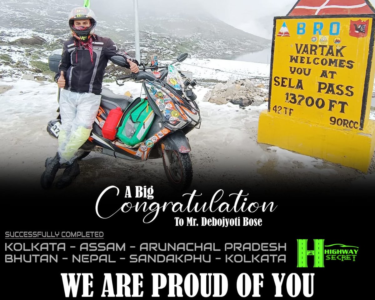 cd64b3dcc63248b's tweet photo. @suzuki2wheelers My friend Debjyoti Basu has completed the toughest route of SANDAKPHU on his Burgman smoothly. Big thanks to Suzuki for making such an amazing machine. We want to share detail information of his journey with Suzuki. Please guide us. https://t.co/iQILyZFXUK