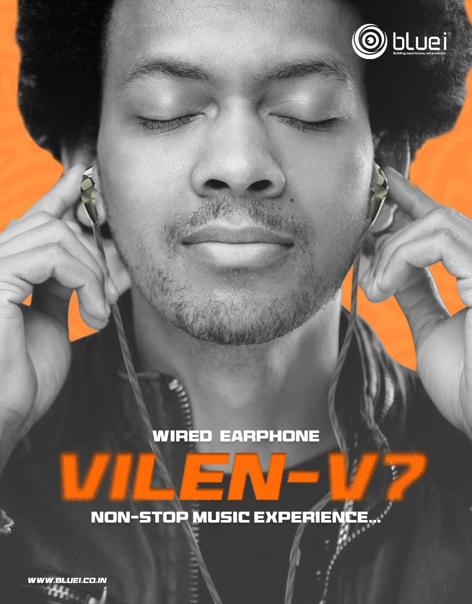bluei_official's tweet photo. Unleash the power of pure sound with Villain V7 wired earphones by Bluei,
Experience every beat, every note, like never before. Get ready to be blown away! 

#VillainV7 #BlueiAudio #TechInnovations #SuperiorSound #MusicLovers #EarphoneExperience https://t.co/L0vEqWyFdY