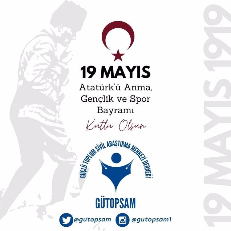 gutopsam's tweet photo. 19 Mayıs 1919
Atatürk'ü Anma, Gençlik ve Spor Bayramı kutlu olsun.
@gutopsam https://t.co/WdHRoDJEs3