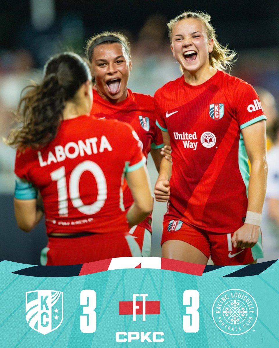 FT: Another wild one at @cpkcstadium, this one ends level. We remain unbeaten at the best place to play in the NWSL.

@CPKCrail | #KCBABY
