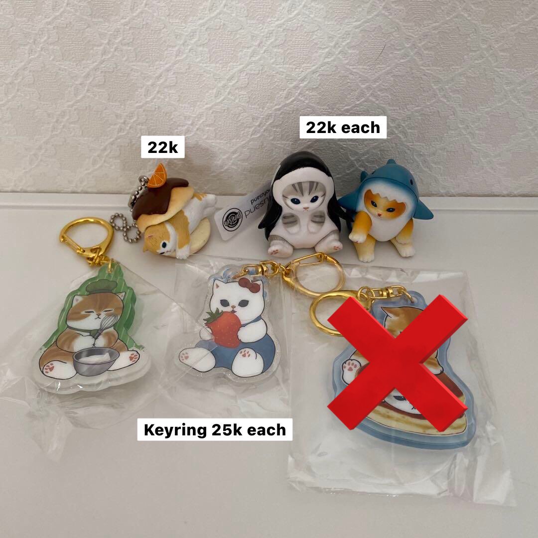 HELP RT 🫶🏻 Mofusand minifigurine & keychain

Price on pic

💌 Bersih JP
🚚 Exc. emstax (estimasi 5k ~ 7k / item)
‼️ NOT YET SECURED

Reply / DM to claim