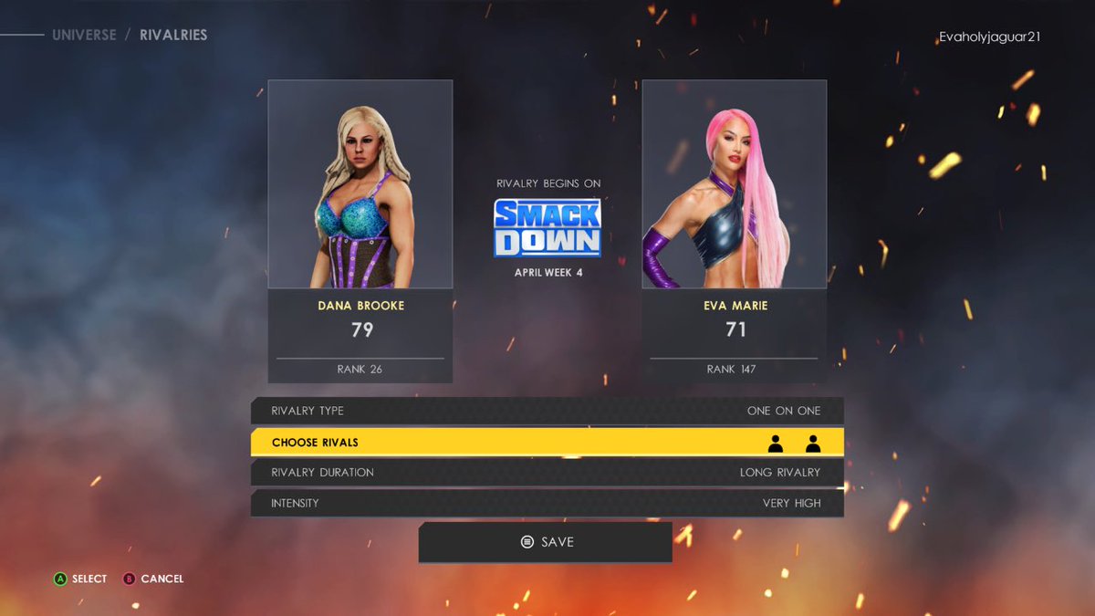 I played wwe2k22 for the first time in a while and Dana Brooke’s wwe2k20 Showcase model popped up outta no where 😭 can someone explain? @WhatsTheStatus