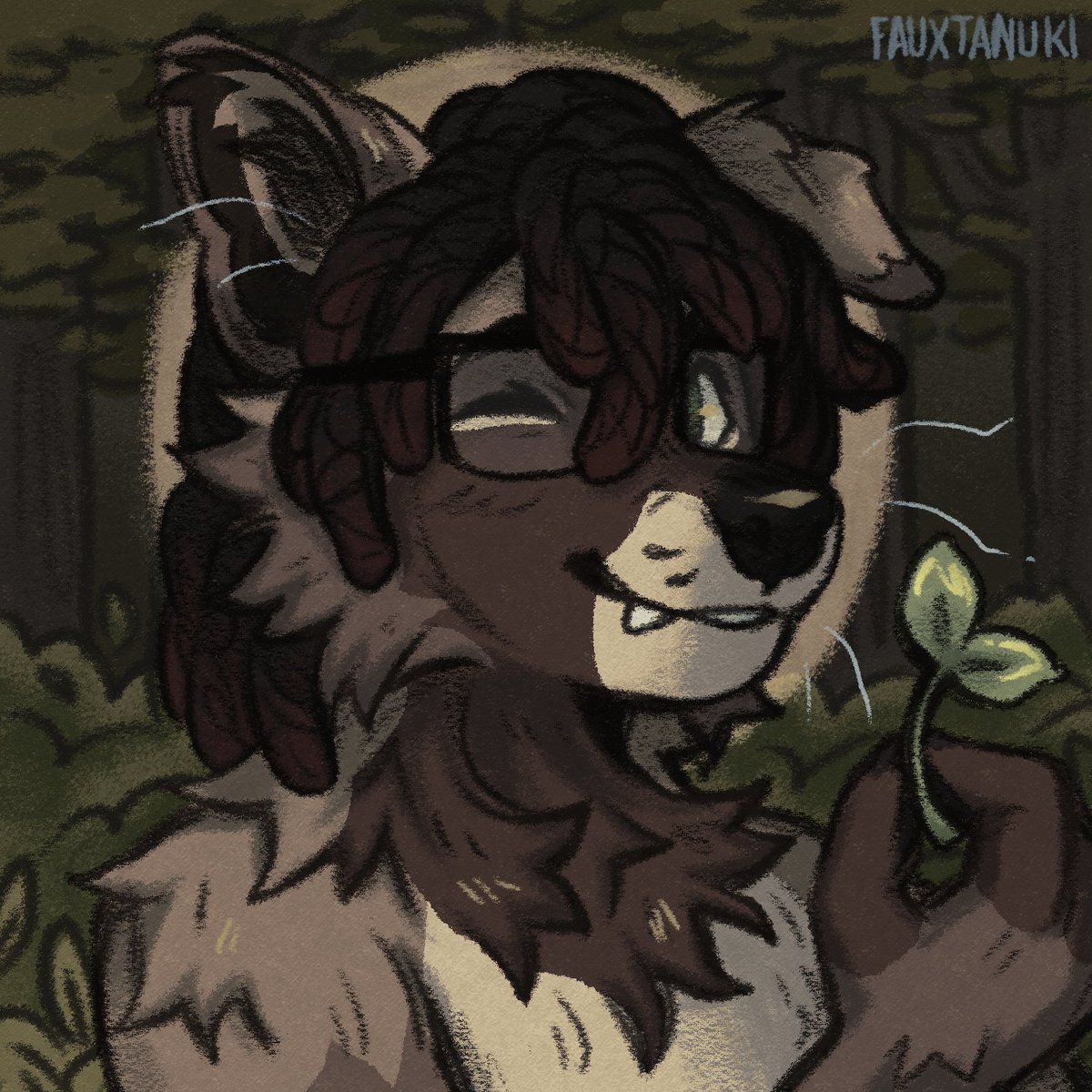 fauxtanuki's tweet photo. sweet guy for @cainpaws!🌲 https://t.co/lEk2a2Gap0