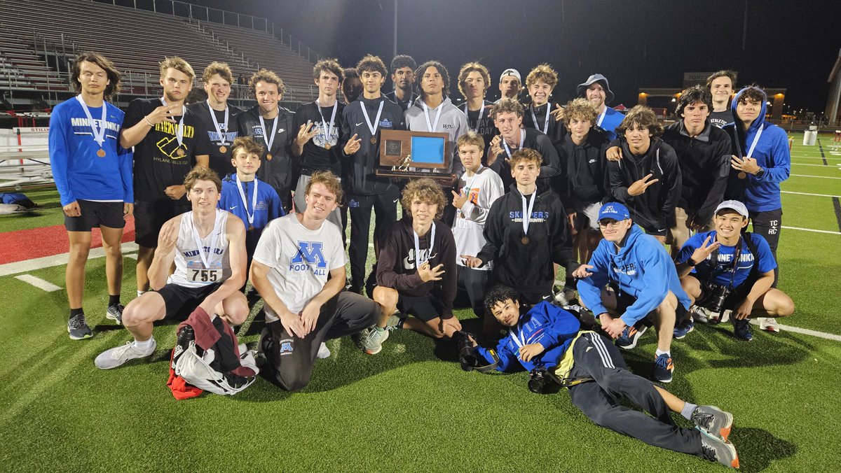 Minnetonka High School Skippers (@tonkaskippers) on Twitter photo 🚨 2024 CLASS AAA TRUE TEAM STATE 3rd PLACE
⚓️🏃♂️ Congrats to Minnetonka Boys Track & Field <a href="/minnetonkatf/">Tonka Track & Field</a> on finishing 3rd at the True Team State Championships #SkippersPride 🚨 2024 CLASS AAA TRUE TEAM STATE 3rd PLACE
⚓️🏃♂️ Congrats to Minnetonka Boys Track & Field <a href="/minnetonkatf/">Tonka Track & Field</a> on finishing 3rd at the True Team State Championships #SkippersPride