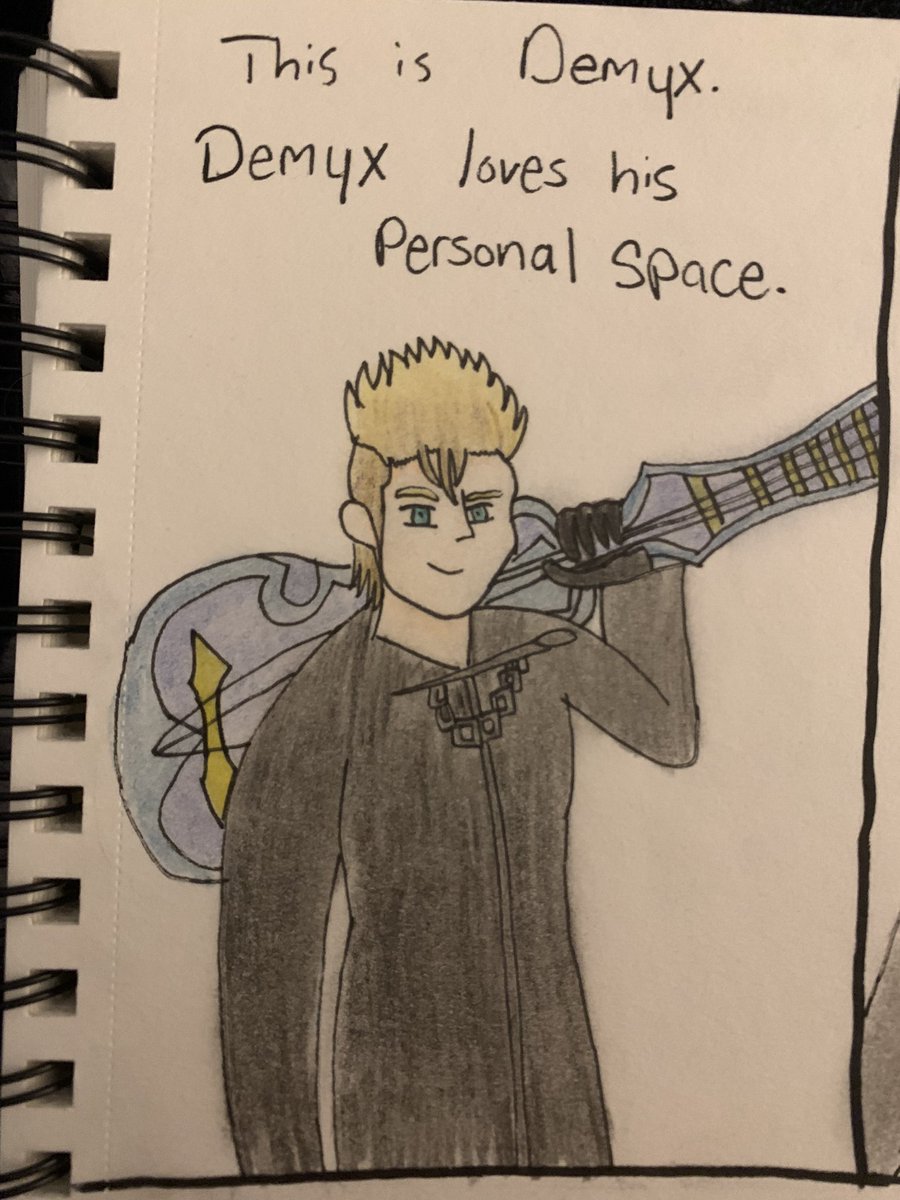 Bri1999_'s tweet photo. Faecaryn very much loves Demyx’s personal space 🥴

#DungeonsAndDragons #DnD #Demyx #KingdomHearts #KH #KingdomHearts2 #KH2 #Ranger #Art #OC #Sketch https://t.co/Dr69GMELfC