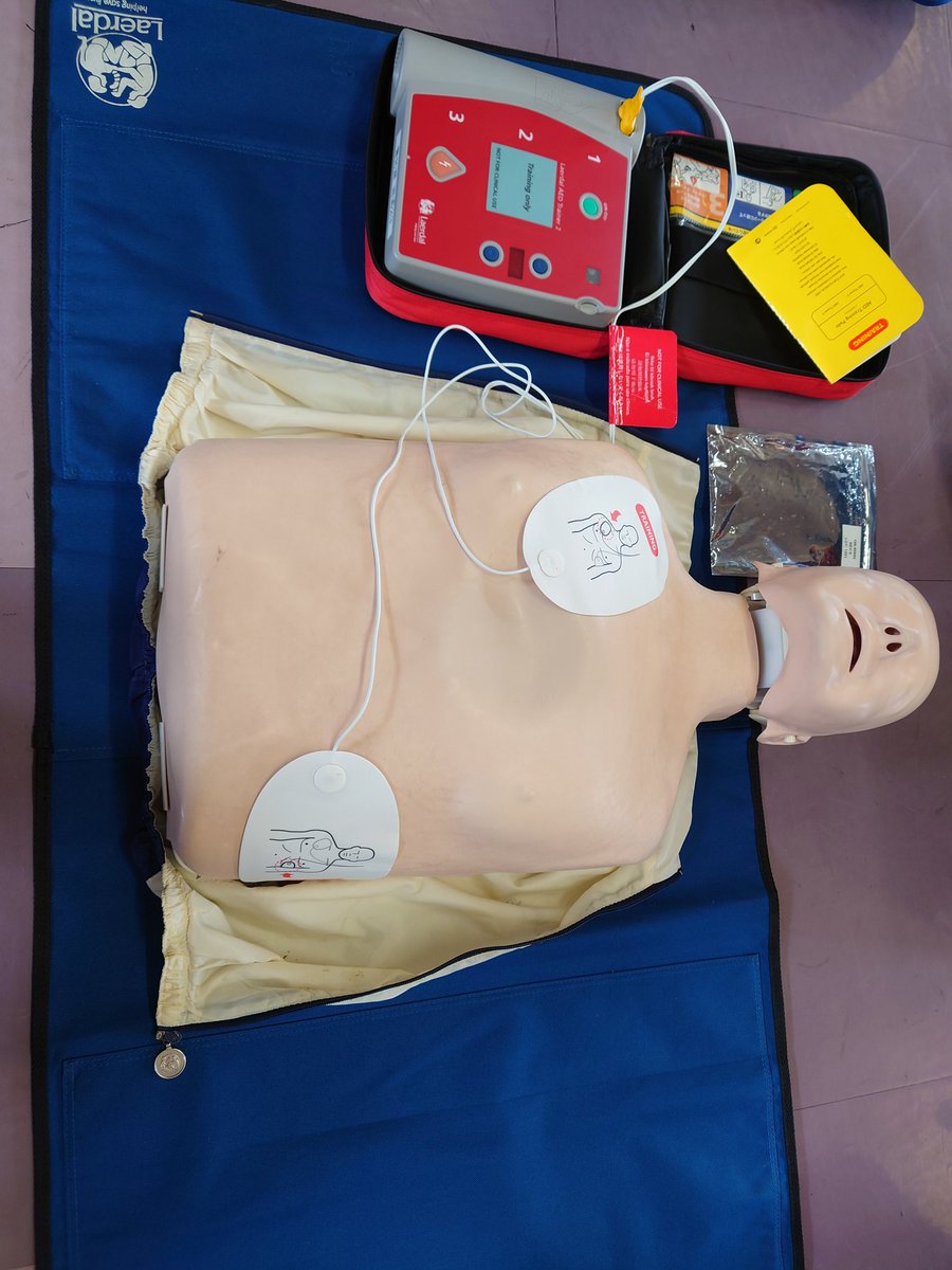 勉強してきました。
#普通救命講習
１番簡単なのですが、AEDの使い方等、教わりました。
少し大人になったかな？😅