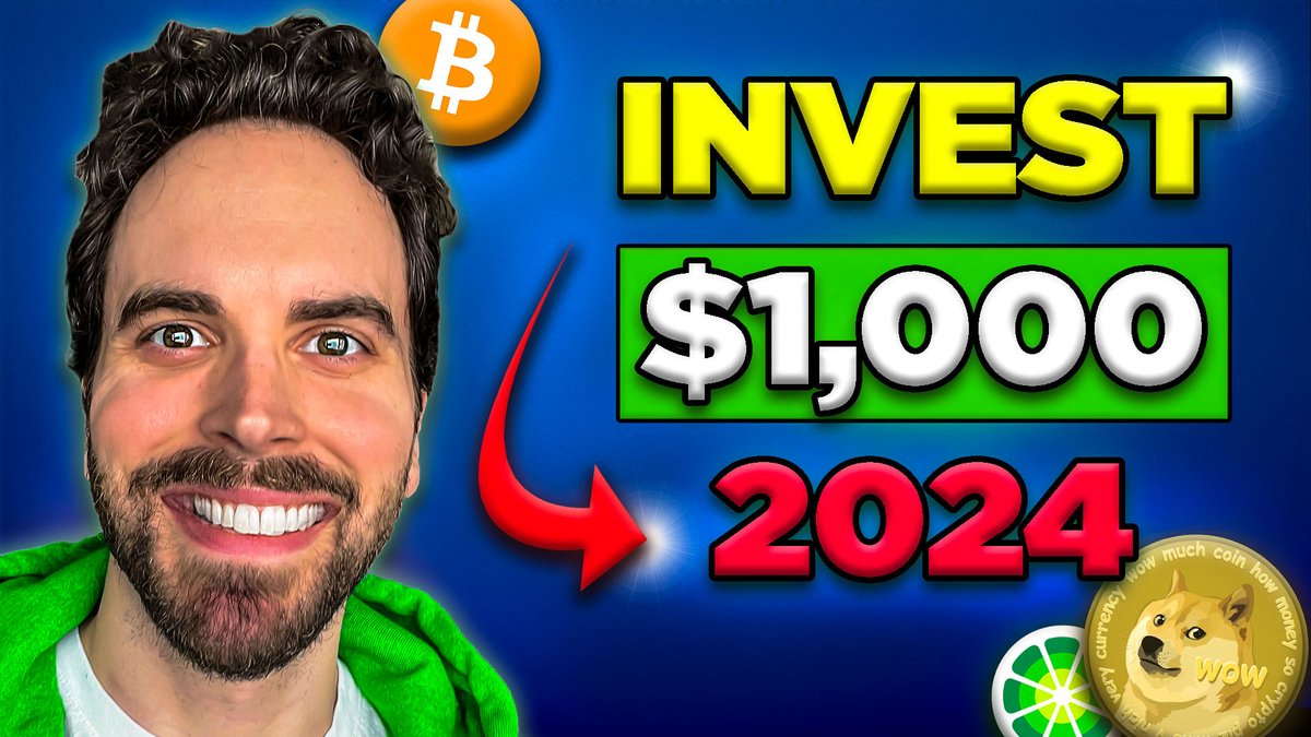 How I Would Invest $1,000 in Crypto in 2024? $BTC $ETH $ADA $SOL $ICP $DOGE  $IMX $ILV $TAO $AIT $LMWR $FOXY $SNEK $SEED $PROPY $ONDO $TOKEN $XRP $BNB  WATCH: https://t.co/SaWVuTKqmO