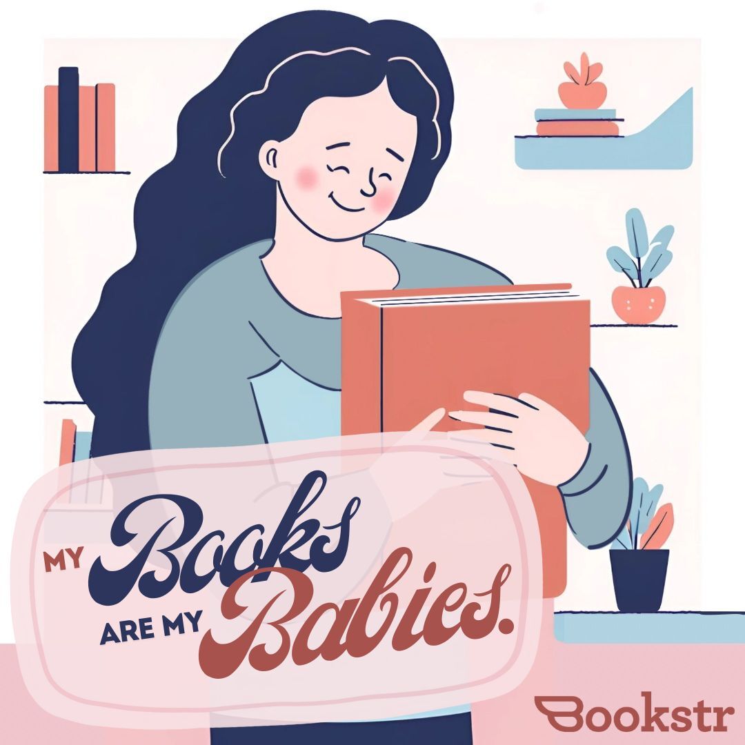We love our babies! 💕✨📚 [🎨 Graphic by Krysten Winkler] #bookstr #books #lovebooks #bookishpeoplebelike #booksbooksbooks #babies