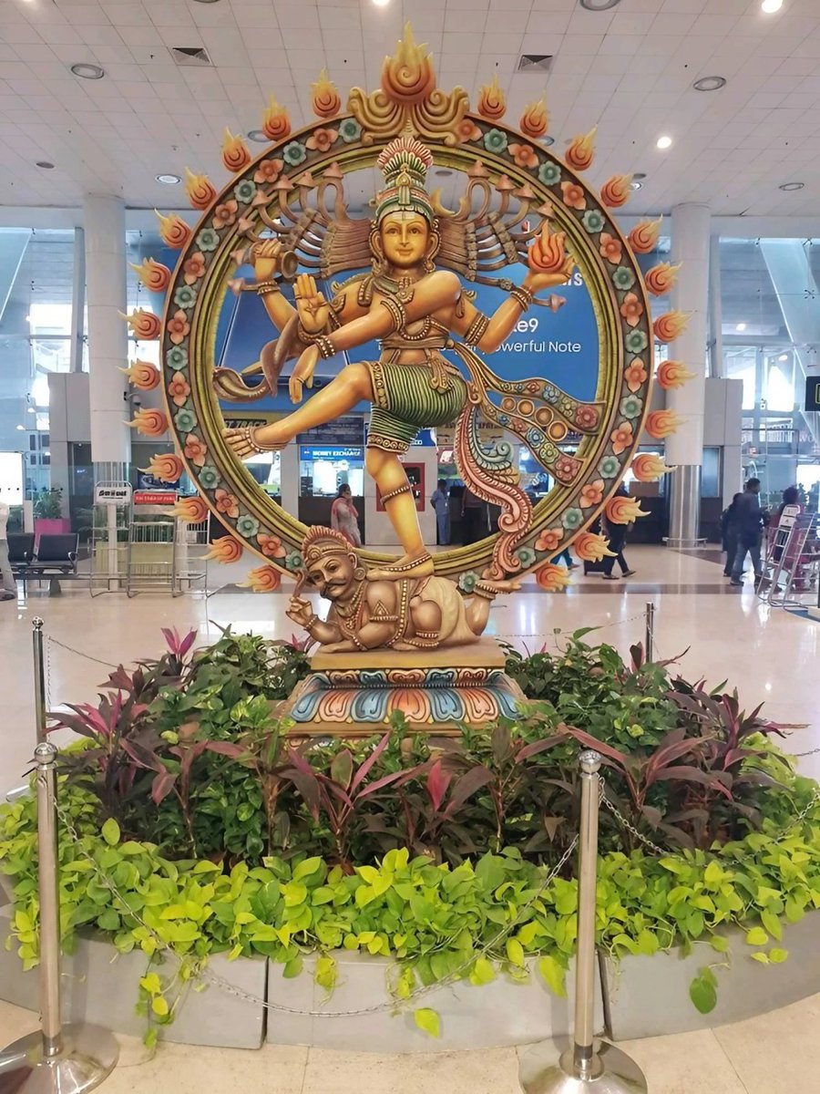 Nataraj Swamy Murti at the Chennai Airport 🚩