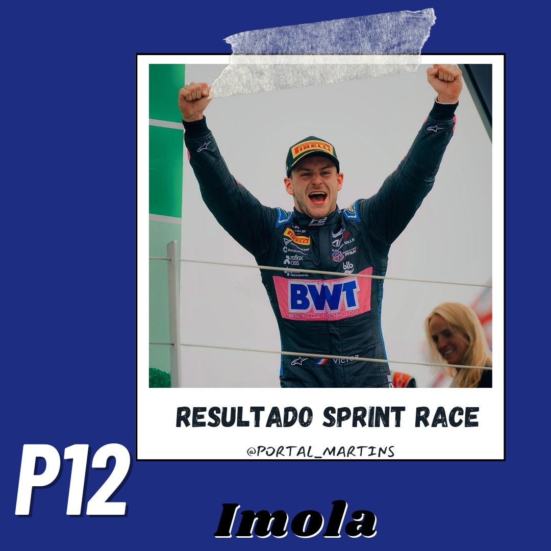portal_martins's tweet photo. 🚨| Taylor Barnard foi desclassificado da Sprint Race da Fórmula 2 em Ímola, com isso Victor vai de P13 para P12.
#F2 #VM1 #F2noBandSports #imolaGP https://t.co/2ZouOq9pTS