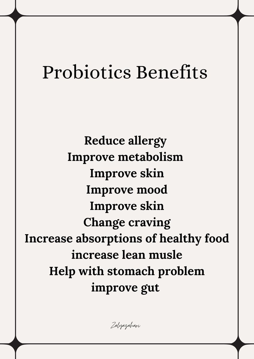 Perut meragam ? 
- Probiotics 

Sembelit ? 
- Probiotics 

Kulit Breakout? 
- Probiotics