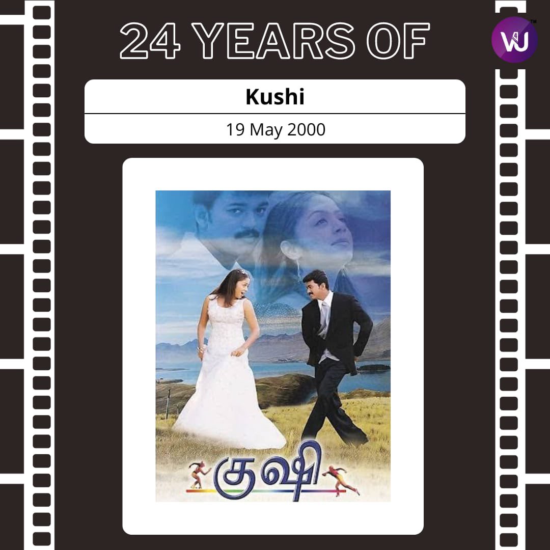 #24YearsOfKushi #Kushi #Thalapathy @actorvijay #Jyothika #Mumtaj #Vijayakumar @TheShilpaShetty @Actor_Vivek *er Music by @ungaldevaoffl Prod by #SriSuryaMovies An @iam_SJSuryah Directional @RIAZtheboss @Jagadishbliss @BussyAnand