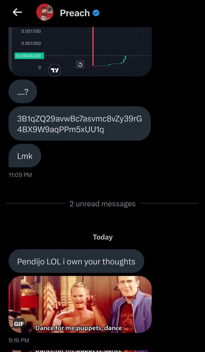 This is the kind of scammers this fuckers are. Now I am blocked by this moron. @DegenPreacher FUCK OFF YOU LIAR LITTLE BITCH.
