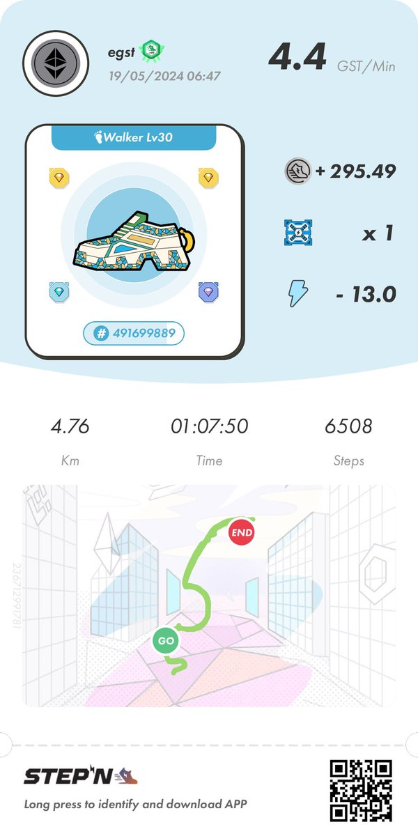 frenchjogger's tweet image. GM #stepner!!!

@Stepnofficial #move2earn #stepn #stepnarroundtheworld #dubai

Morning walk plus gym session 🏃🏋️