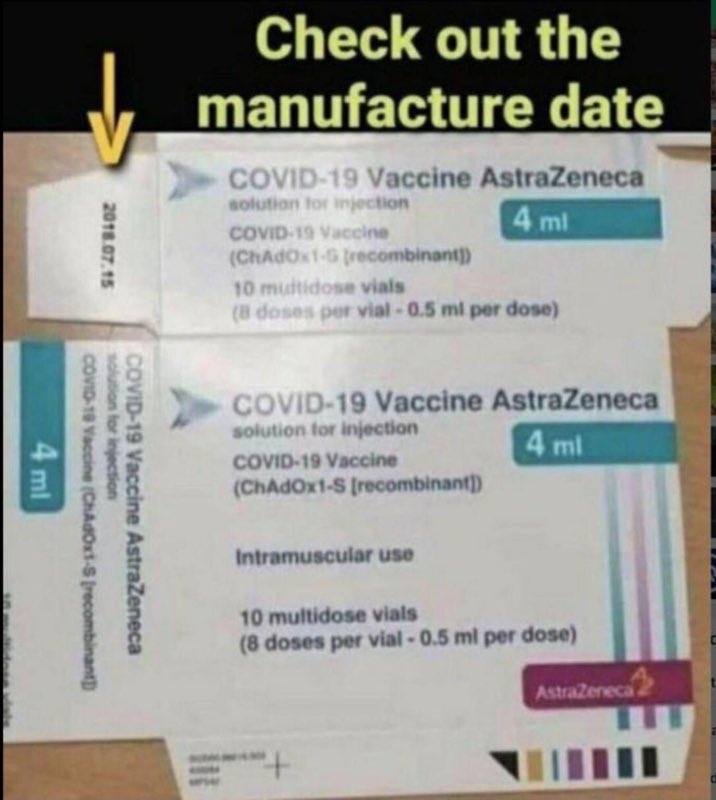 @toobaffled AZ THE INJECTION. Manufactured WELL BEFORE the pandemic. How is this possible? Well, let me tell you - vaccines take many YEARS to develope. Clearly THEY were working on this WELL AHEAD of the pandemic. Which means they knew. It also means they are guilty of genocide & Conspiracy