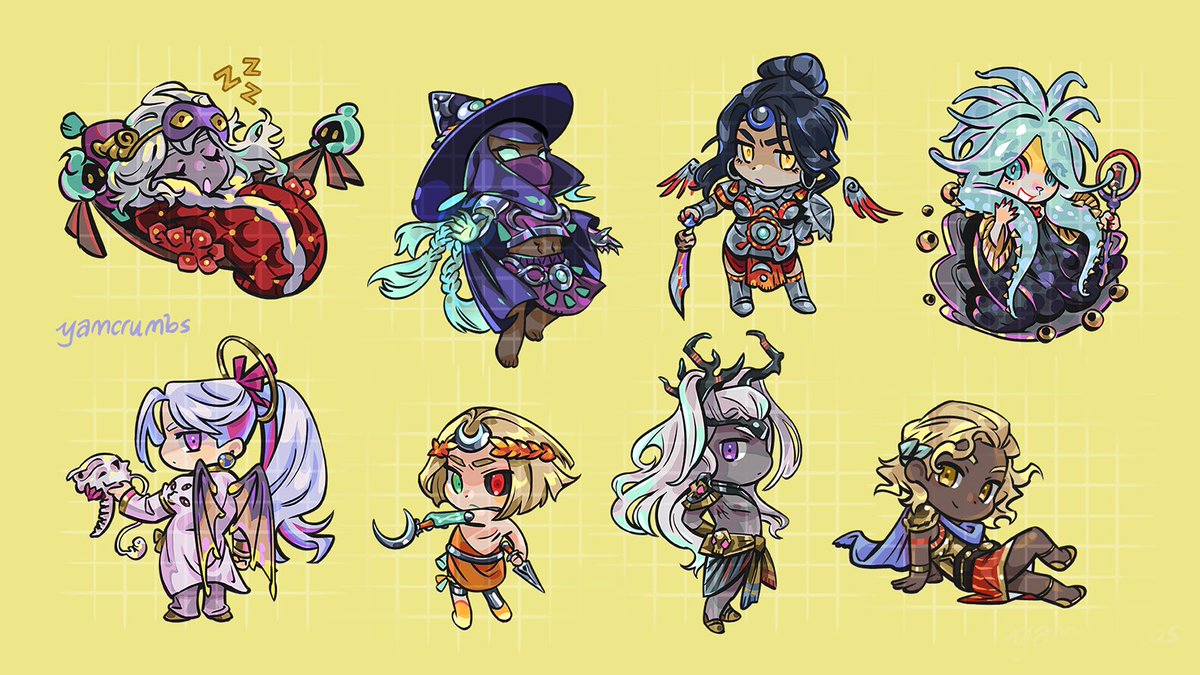 my offering to the gods (sticker sheet soon...) #Hades2