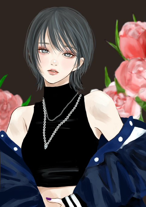 「crop top jewelry」 illustration images(Latest)｜2pages