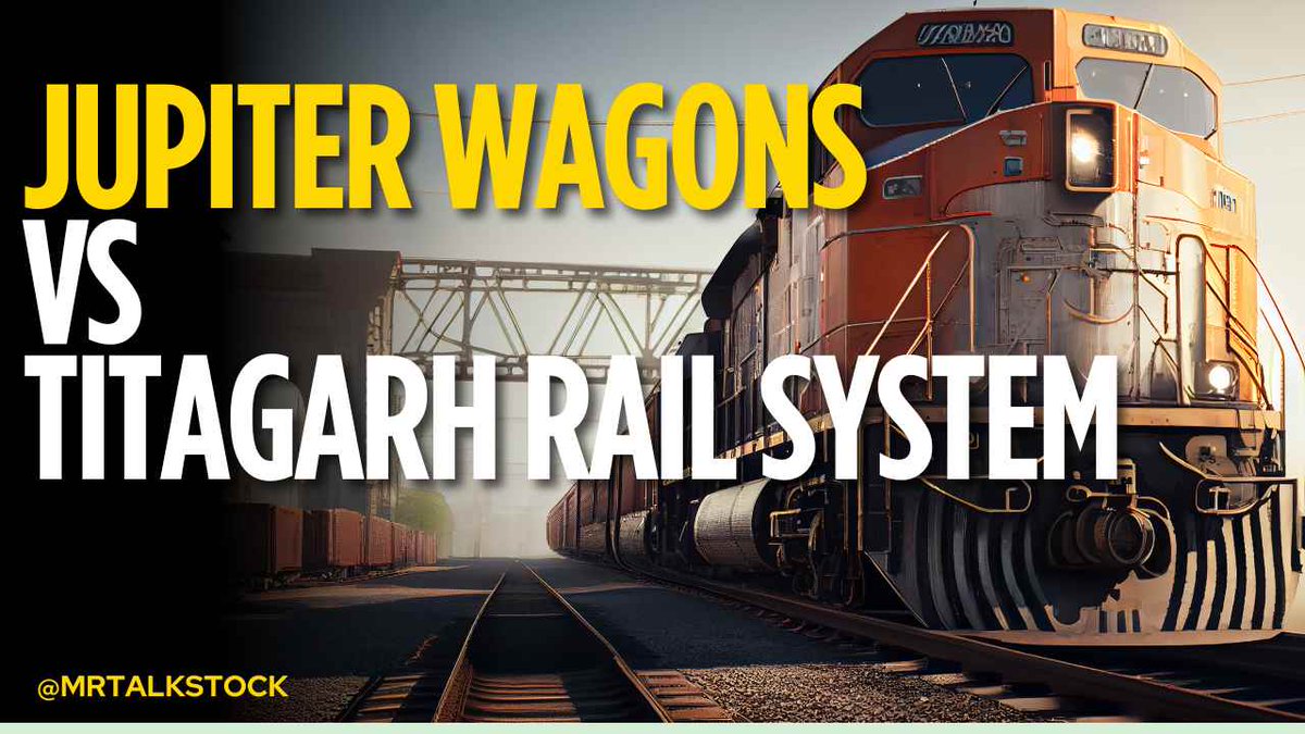 🚂Both Co’s. manufacture wagons, both have been multibaggers in last 1 year, and both have declared fantastic Q4 FY24 results lately

🚂This thread seeks to find out which of them has a slight edge over the other going ahead – Titagarh Rail Systems vs. Jupiter Wagons