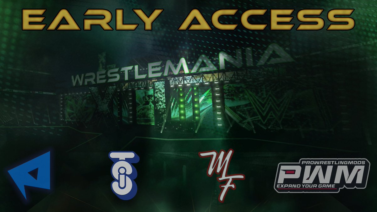 🚨Now Available🚨 Discord exclusive for early access supporters. Wrestlemania 40 By: @mattfick1 #WWE2K24