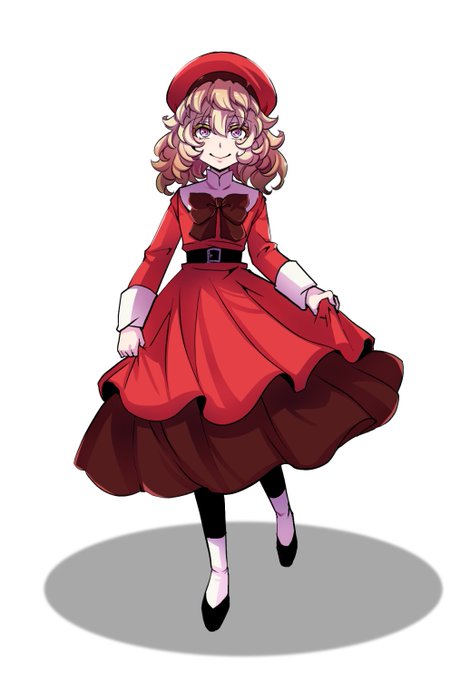 「full body red dress」 illustration images(Latest)