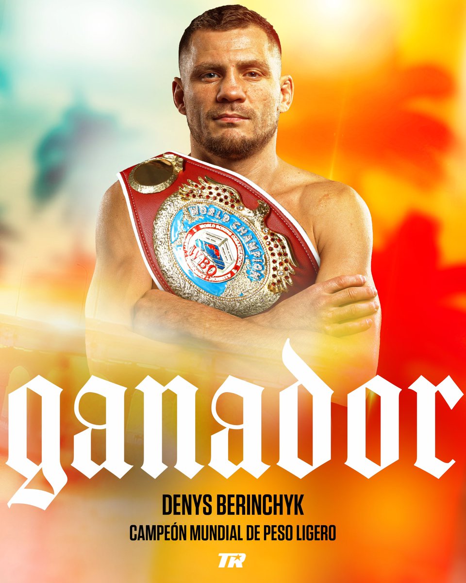 ¡Denys Berinchyk se lleva la decisión dividida! 🇺🇦 

#NavarreteBerinchyk x @ESPN