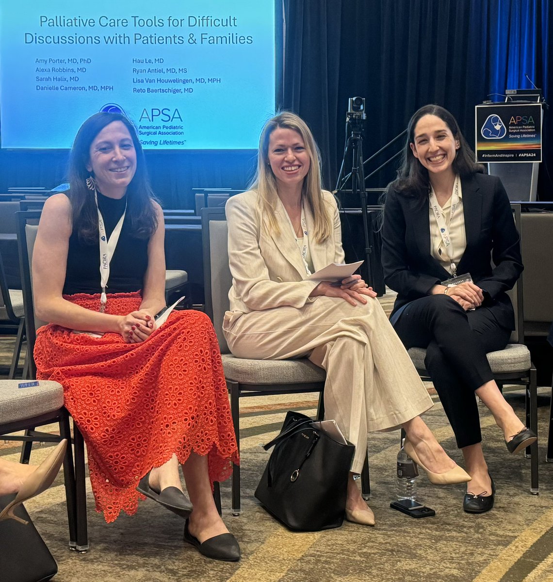 DrsPenaBischoff's tweet image. Palliative Care deserves an entire session next year. Very important topic! Special shoutout to @ChildrensCO_Pro #pedsurg fellow @AlexaJule711 who was part of the panel and who is always willing to teach us. #APSA24