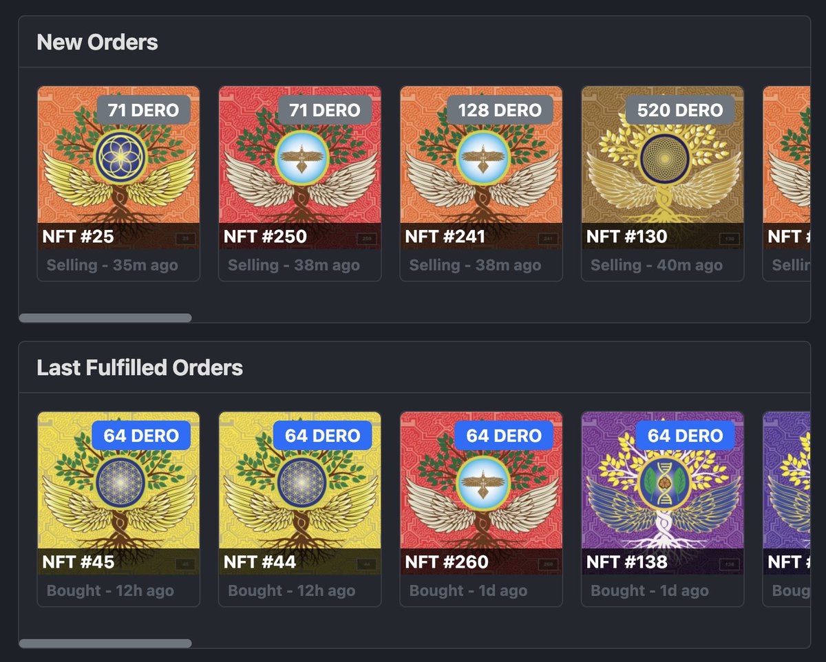 A-Team (@deroateam) on Twitter photo Looks like <a href="/DeroTreeOfLife/">Dero Tree Of Life NFT</a> is successfully launched. So many beautiful designs in this intricate boutique collection of manually created units. Check attributes, pick your medicine and support a good cause. #nfts @deronfts @deroproject <a href="/VigilanteCrypto/">The Crypto Vigilante</a> @bitcoin Looks like <a href="/DeroTreeOfLife/">Dero Tree Of Life NFT</a> is successfully launched. So many beautiful designs in this intricate boutique collection of manually created units. Check attributes, pick your medicine and support a good cause. #nfts @deronfts @deroproject <a href="/VigilanteCrypto/">The Crypto Vigilante</a> @bitcoin