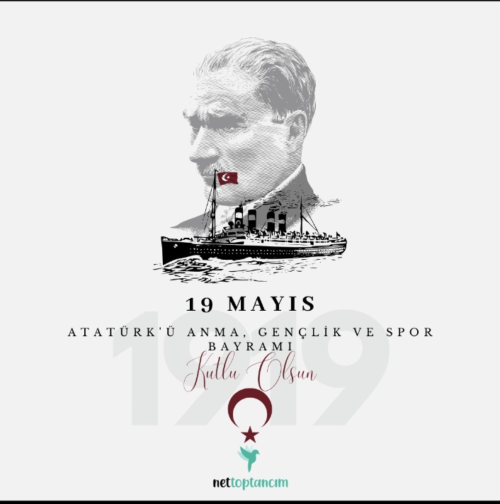 NetToptanc's tweet photo. 19 Mayıs Atatürk'ü Anma Gençlik ve Spor Bayramı Kutlu Olsun. https://t.co/PNav8WSq1h