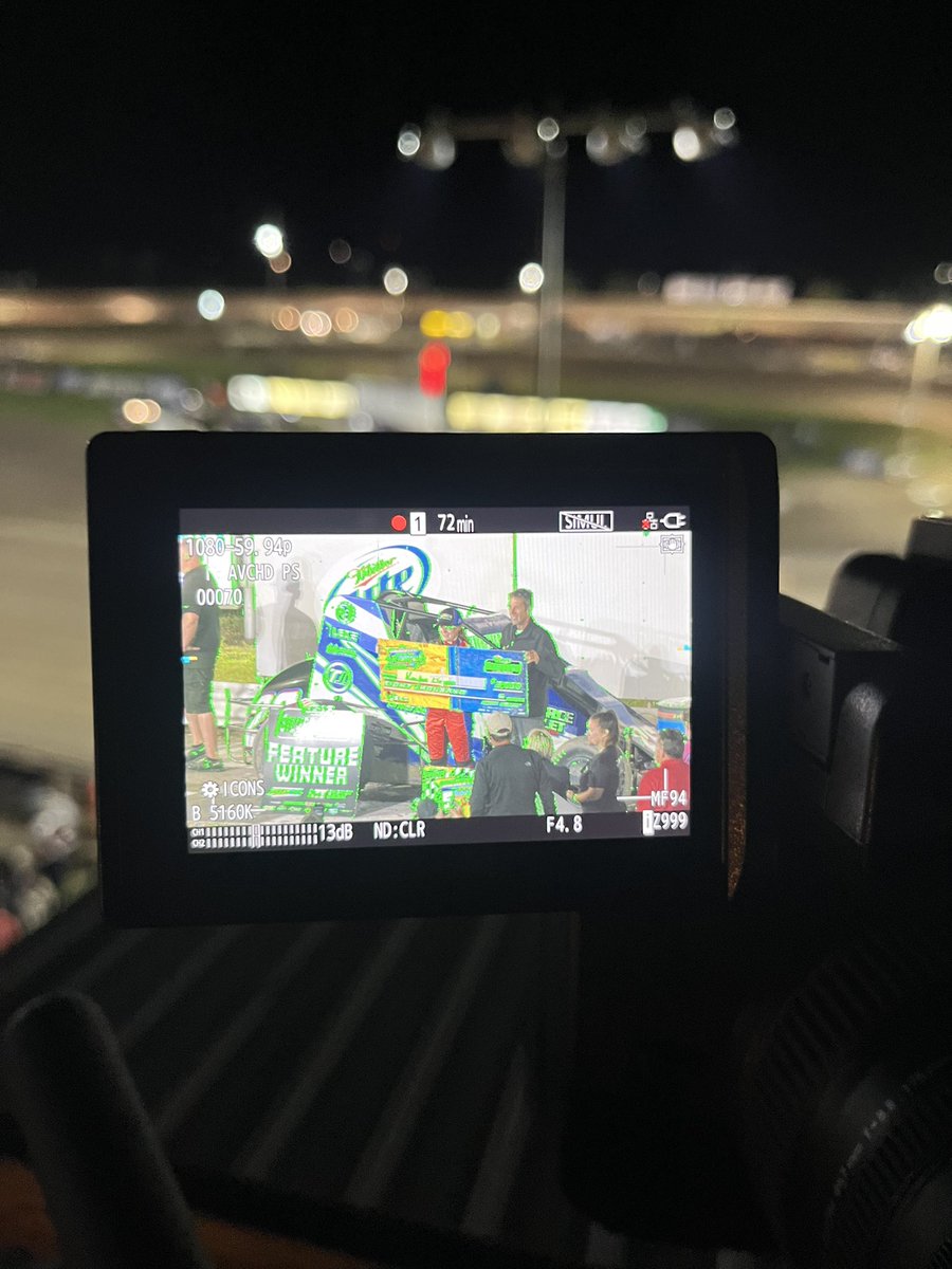 It’s pretty cool to be able to cover history…Kaylee Bryson becomes the first woman in USAC history to win a National event. She wins at the Belleville High Banks in the USAC Silver Crown Series.