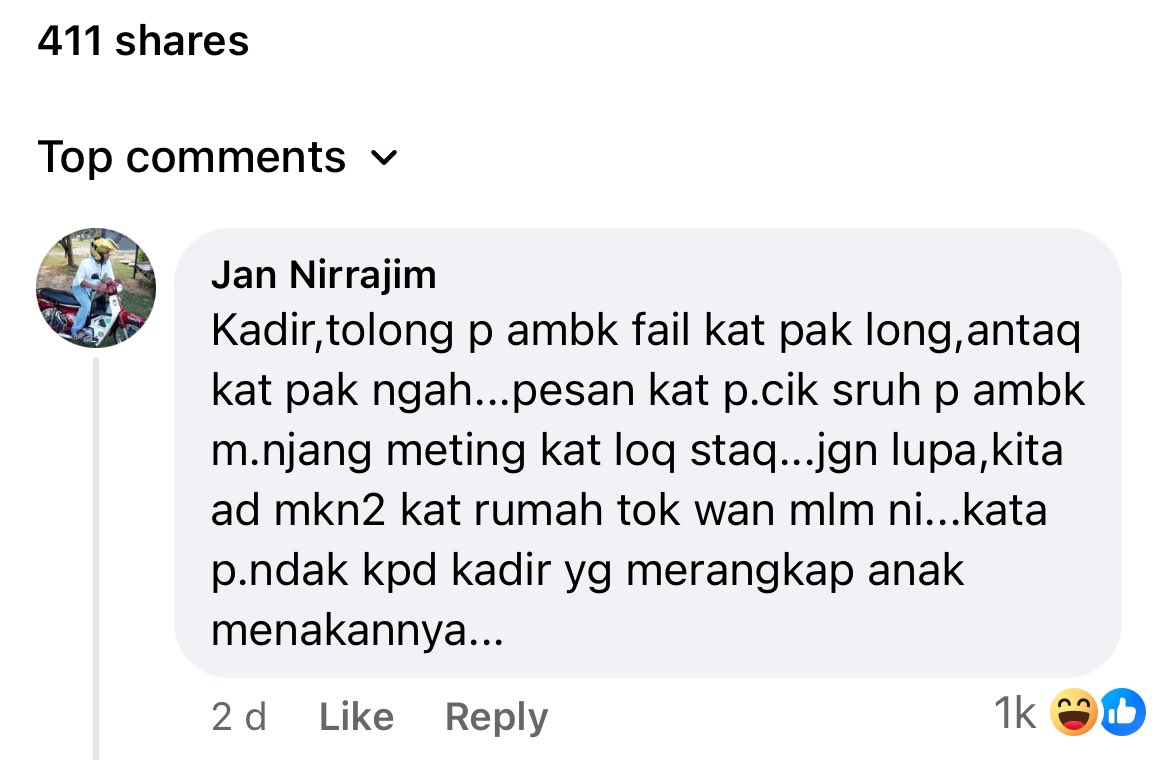 _AmranFans's tweet photo. Komen semua macam sial. Haha 🤣 https://t.co/fcSWDBuQAR