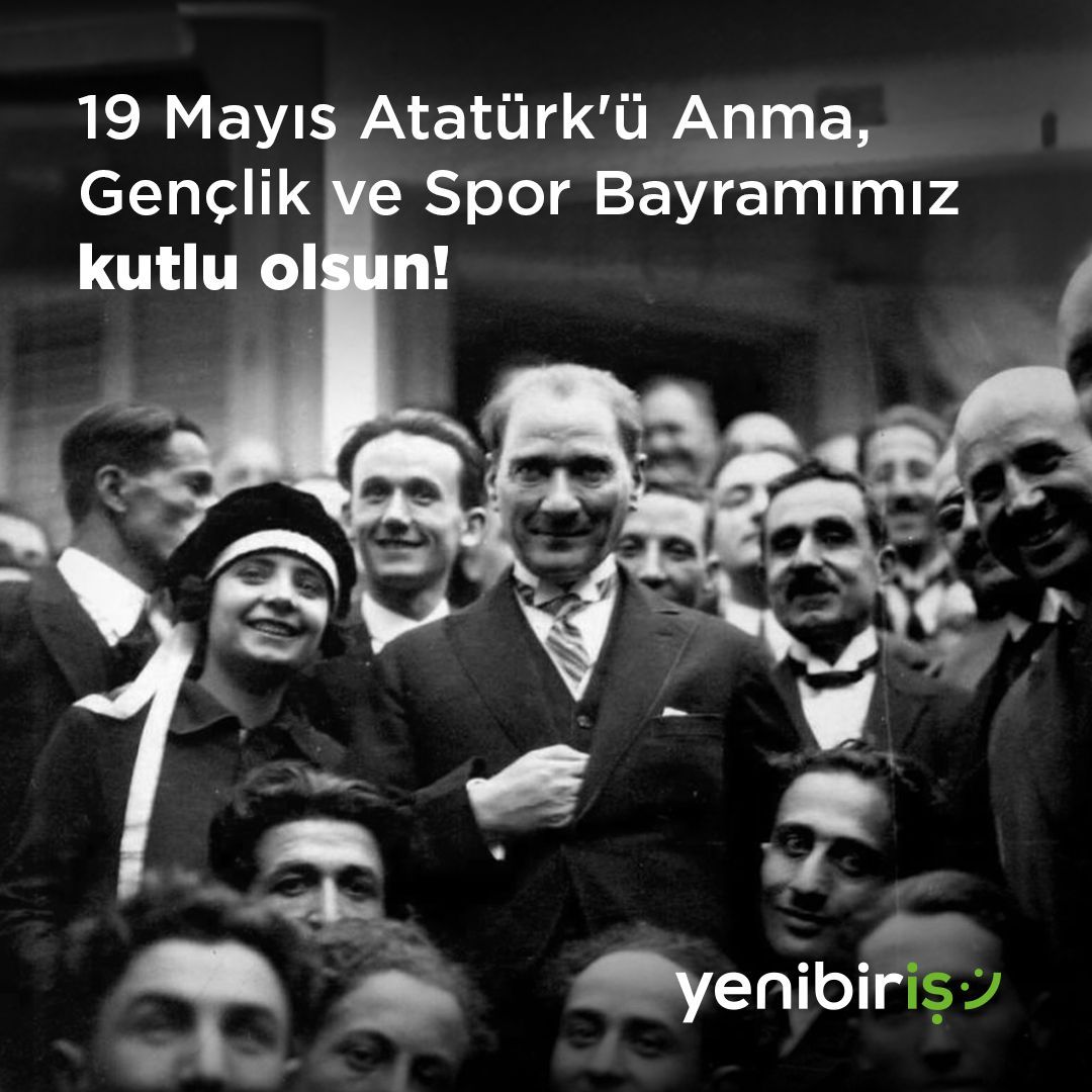 19 Mayıs Atatürk'ü Anma, Gençlik ve Spor Bayramımız kutlu olsun!