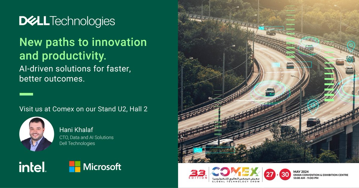 How can organizations benefit from using #Generative AI?!

Join #DellTech's @hanster73 and industry experts at #COMEX2024 to accelerate your success with #AI-driven solutions for all key sectors!

📍Stand U2, HALL 2
🗓️May 27-30
Register here 👉 dell.to/3wJ9EAp #iwork4dell