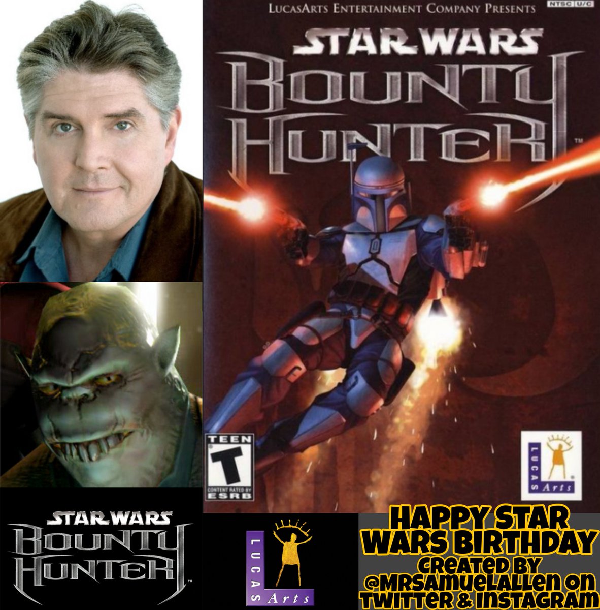 Happy Birthday to @JimWardVoices, he voiced Meeko Ghintee in #StarWarsBountyHunter. May he have a good one.