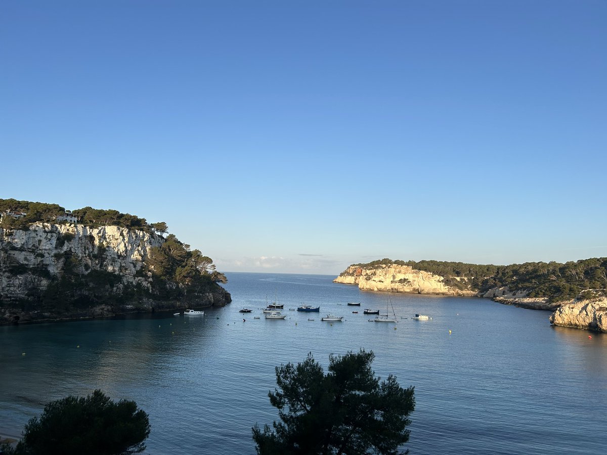 Good morning #Menorca ☀️🌊⛵️ #CalaGaldana
