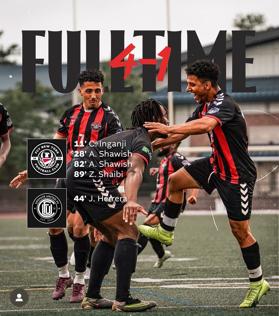 fcynewyork's tweet photo. Back to our winning ways away from home! Will be back infront of our fans next week!

#fcyny #victorythroughunity https://t.co/zYaziUyu7i